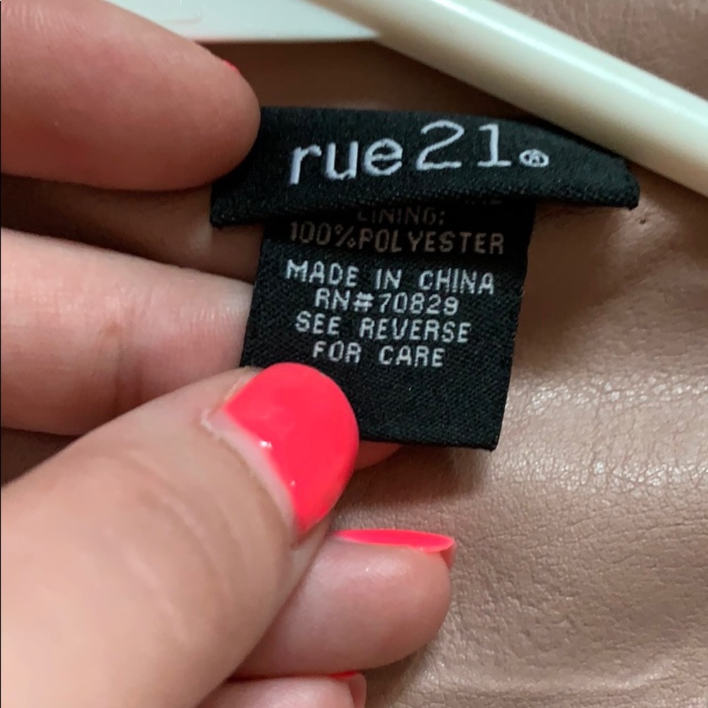 Rue 21 Ruffle front zip jacket - Picture 4 of 5